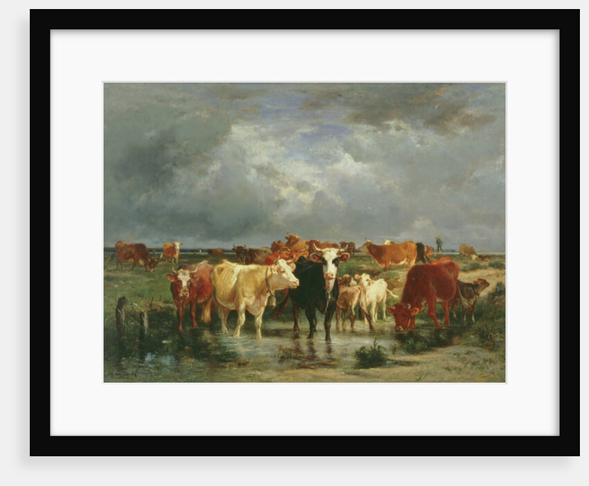 The Approach of a Storm by Emile van Marcke de Lummen
