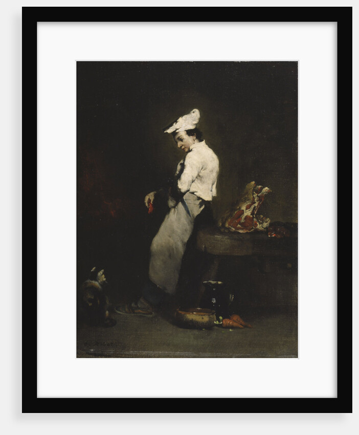 The Young Cook, 1855-70 by Auguste Theodule Ribot