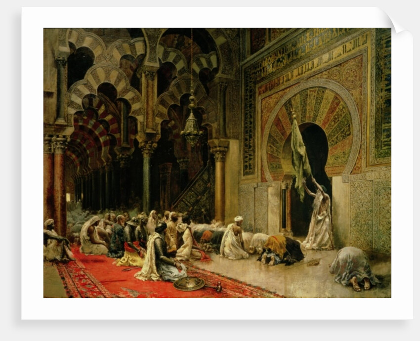 Interior of the Mosque at Cordoba, c.1880 by Edwin Lord Weeks