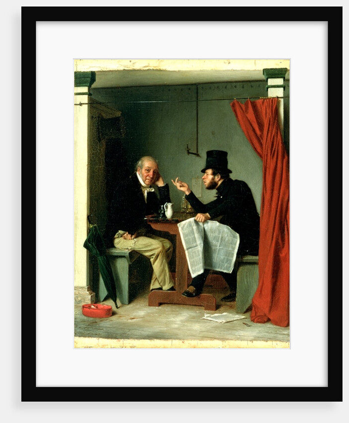 Politics in an Oyster House, 1848 by Richard Caton Woodville