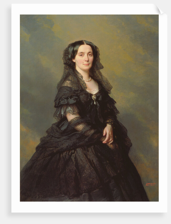 Princess Kotschoubey, 1860 by Franz Xaver Winterhalter