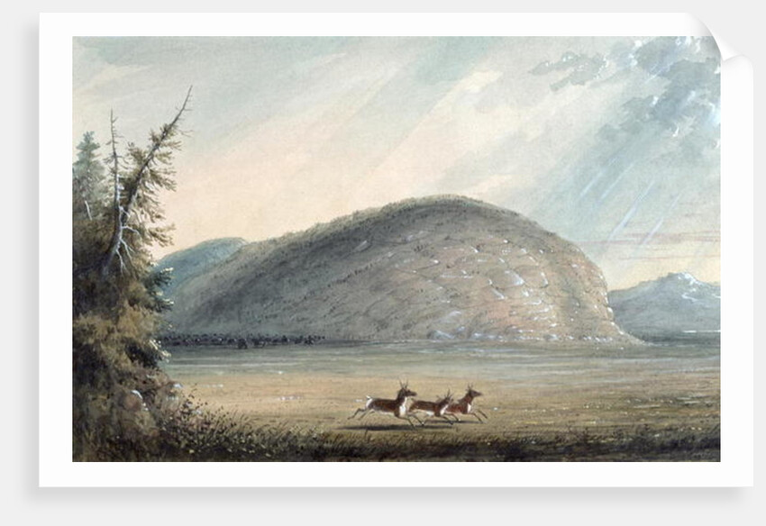 Rock of Independence, 1837 by Alfred Jacob Miller