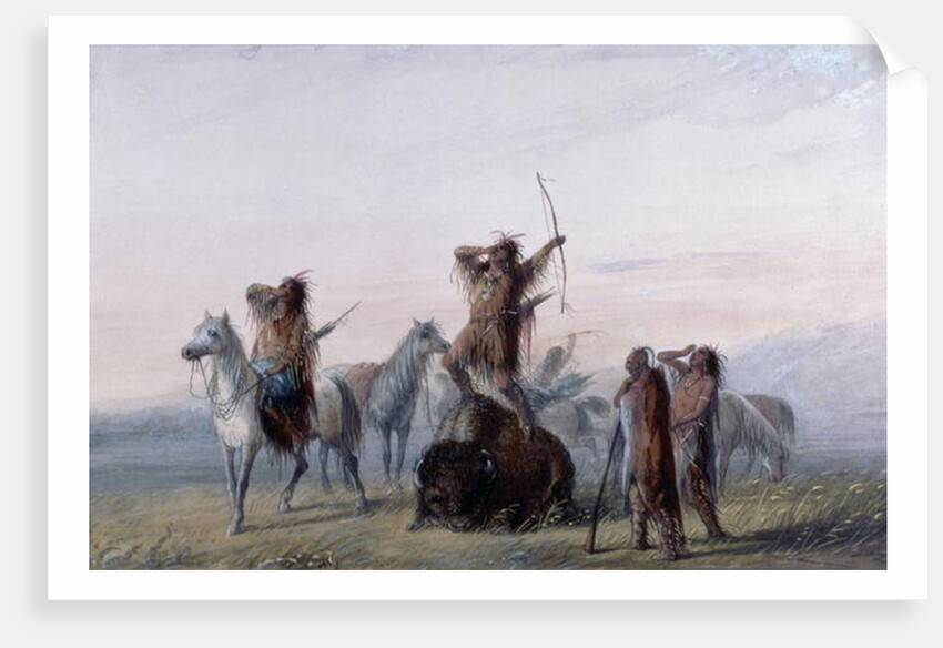 Yell of Triumph, 1837 by Alfred Jacob Miller