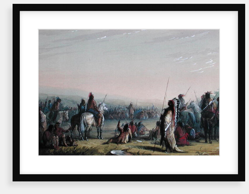 Indian Council, 1837 by Alfred Jacob Miller