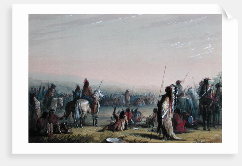 Indian Council, 1837 by Alfred Jacob Miller