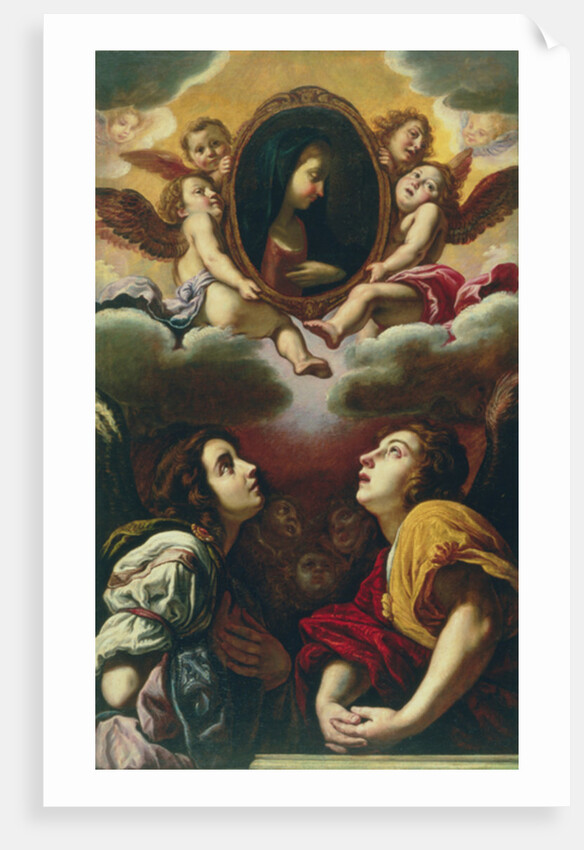 Flying and Adoring Angels, 1613-4 by Domenico Fetti