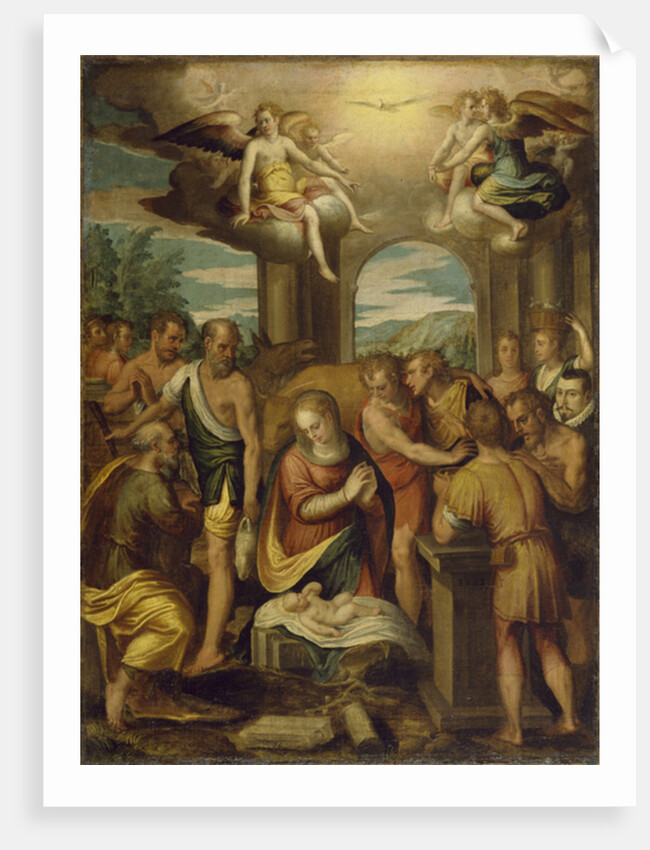 Adoration of the Shepherds, 1582 by Bernardo Castello