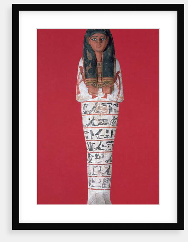 Shabti figure, New Kingdom by Egyptian 19th Dynasty
