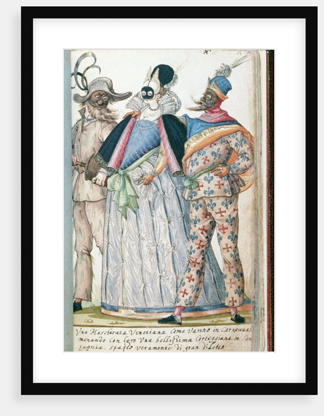 MS W.477 fol.16 Illumination from Kippell's costume book, c.1588 by Niclauss Kippell