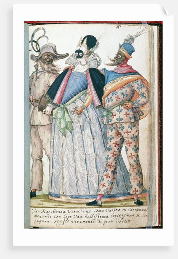 MS W.477 fol.16 Illumination from Kippell's costume book, c.1588 by Niclauss Kippell
