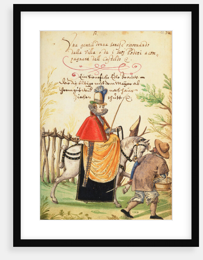 MS W.477 fol.31 Illustration from Kippell's 'Costume Book', c.1588 by Niclauss Kippell