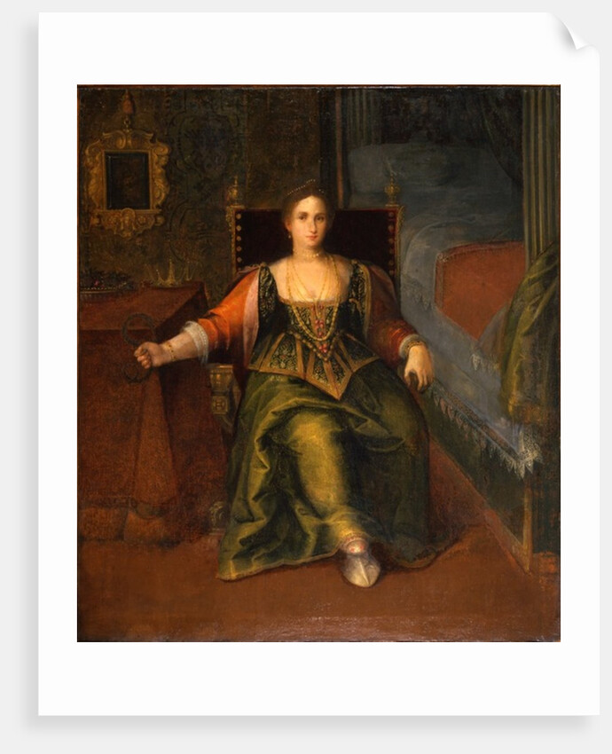Portrait of a Woman as Cleopatra by Italian School