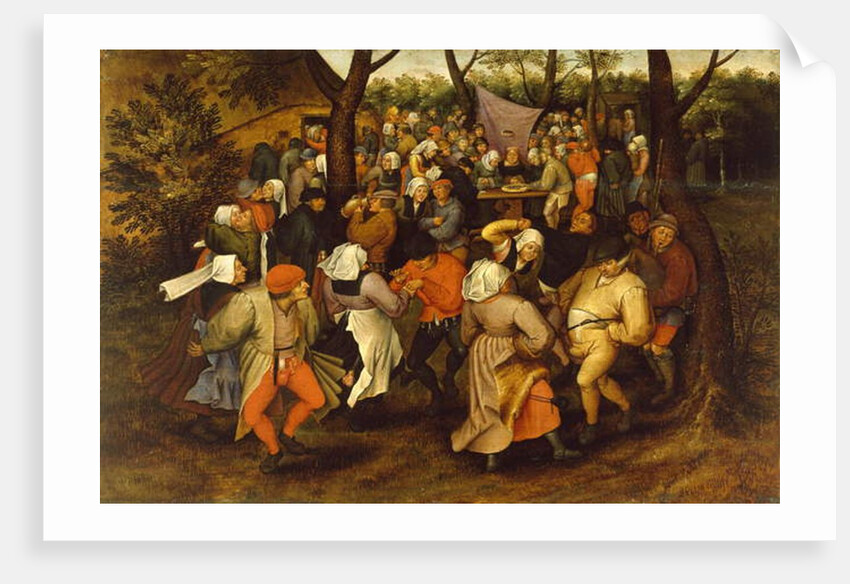 Peasant Wedding Dance, 1607 by Pieter the Younger Brueghel