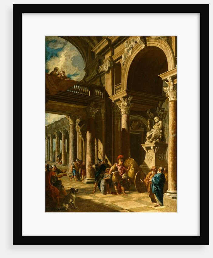 Alexander the Great Cutting the Gordian Knot, c.1718-19 by Giovanni Paolo Pannini or Panini