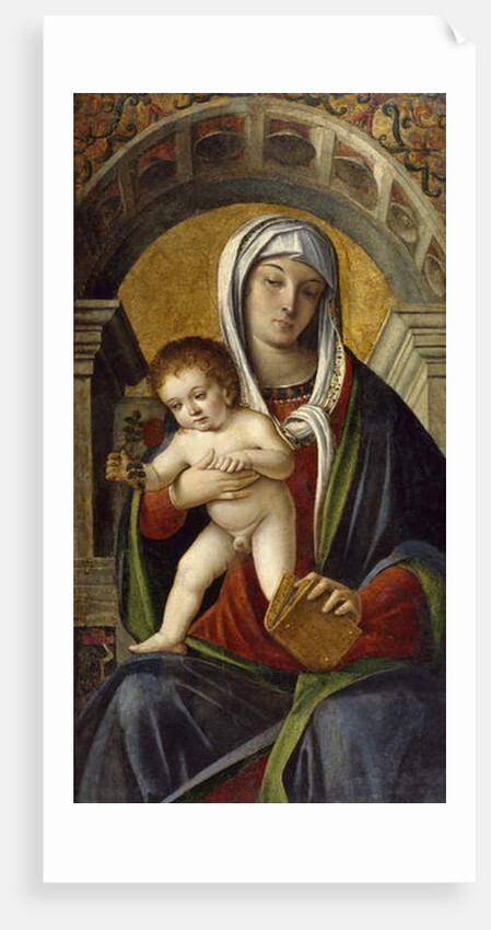 Triptych Panel with Madonna and Child, 1490-1500 by Nicolo Rondinelli