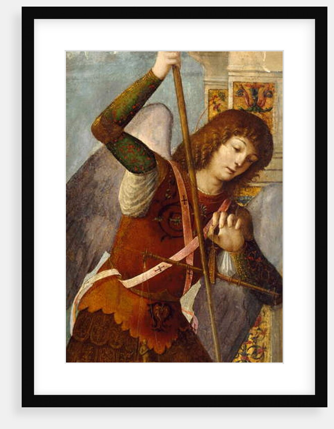 Triptych Panel with the Archangel Michael, 1490-1500 by Nicolo Rondinelli