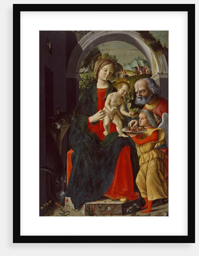 The Holy Family with an Angel, c.1485 by Baldassare di Matteo Carrari