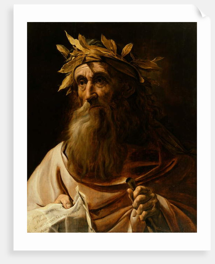 Portrait of the Poet Homer, 1639 by Flemish School