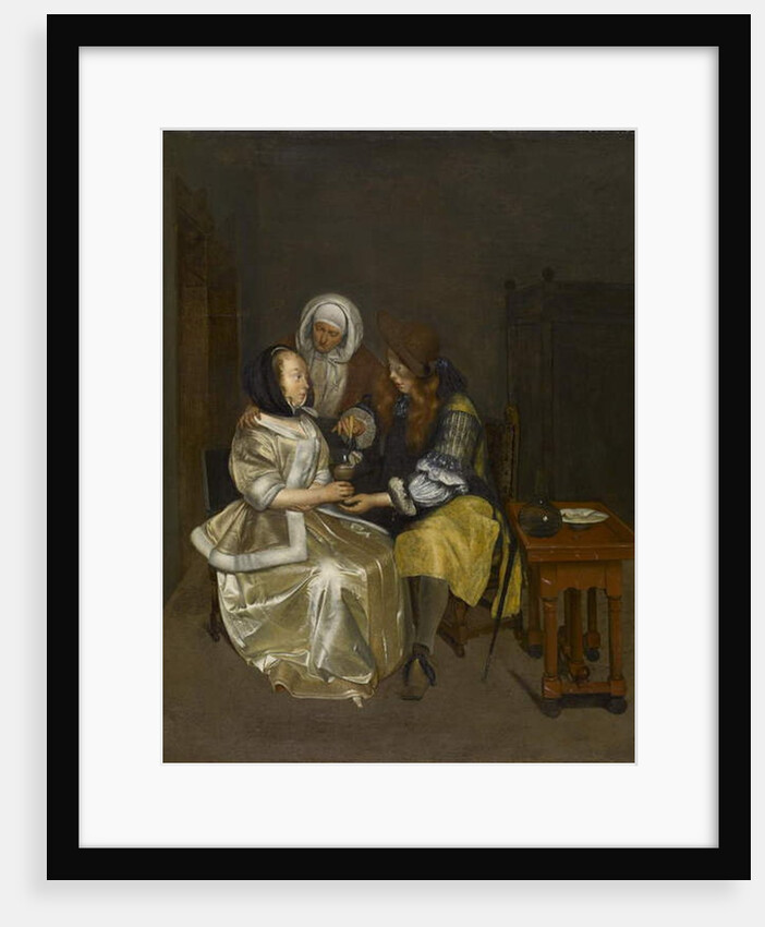 A Glass of Lemonade, c.1664 by Gerard Terborch