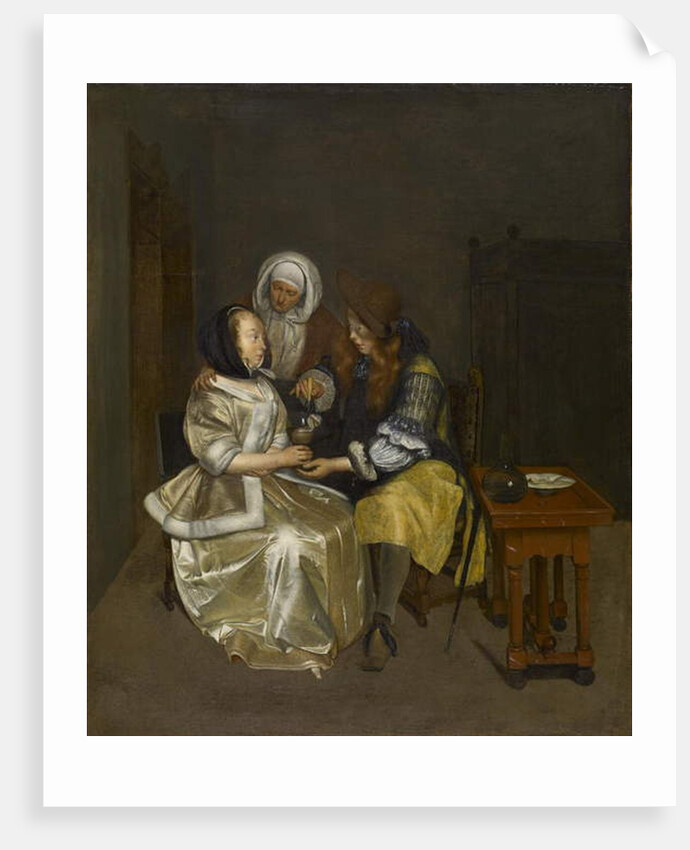 A Glass of Lemonade, c.1664 by Gerard Terborch