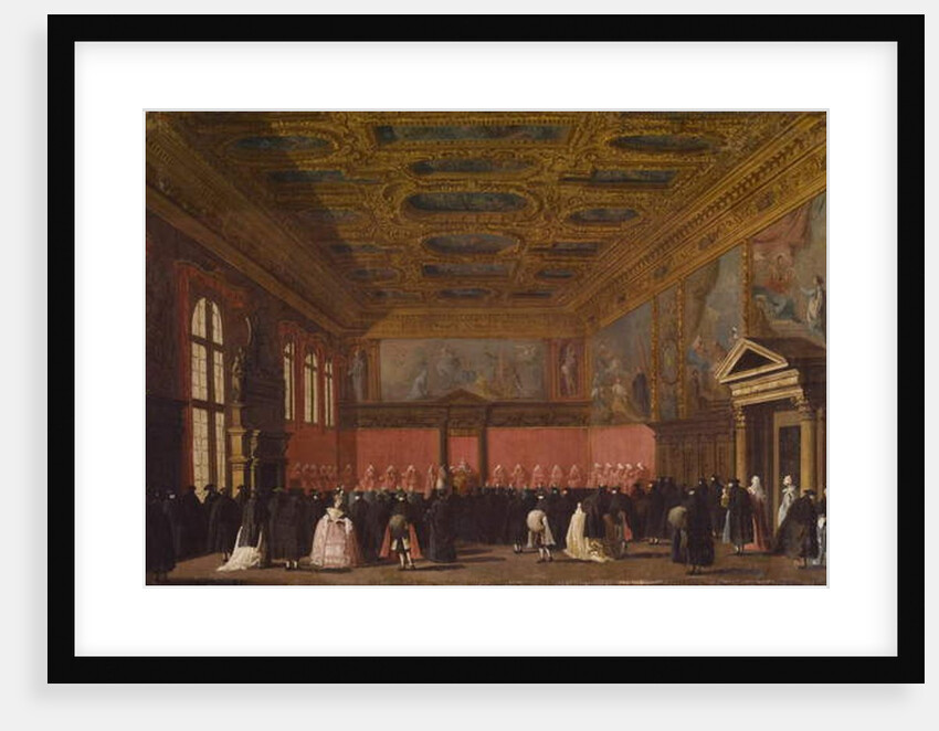 Reception of Foreign Ambassadors in the Doge's Palace, Venice, c.1765-80 by Antonio Canaletto