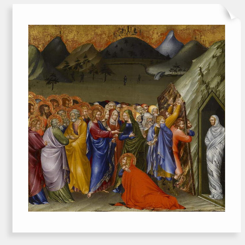 The Raising of Lazarus, 1426 by Giovanni di Paolo di Grazia