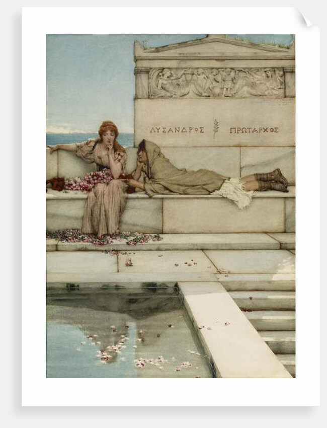 Xanthe and Phaon, 1883 by Lawrence Alma-Tadema