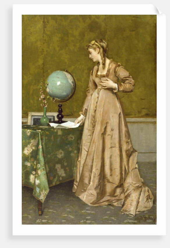 News from Afar, 1860's by Alfred Emile Stevens