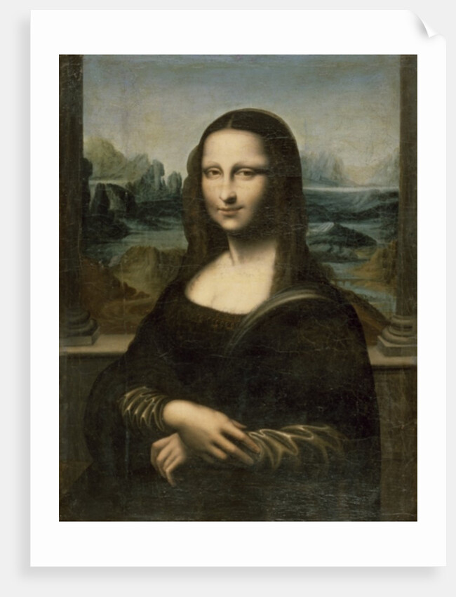 Mona Lisa, c.1635-60 by Leonardo da Vinci