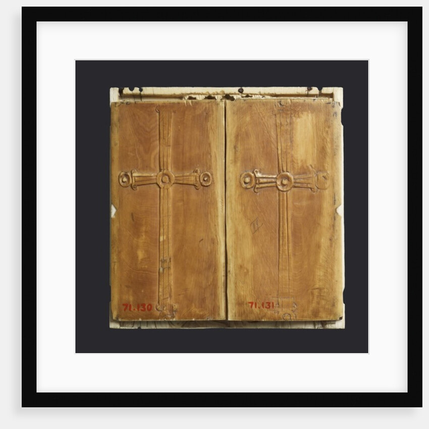 Triptych icon of the Virgin and Child with saints by Byzantine