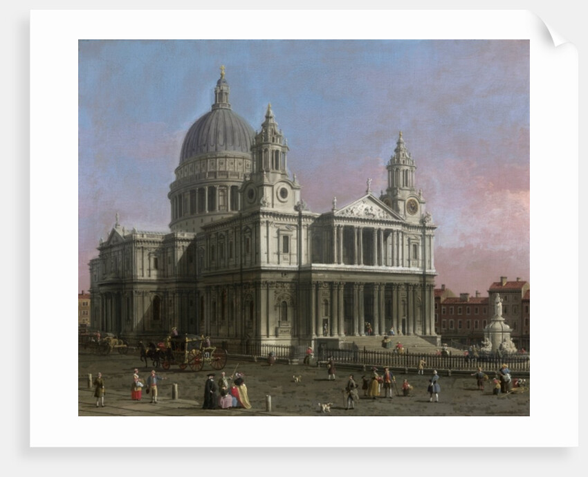 St. Paul's Cathedral, 1754 by Canaletto