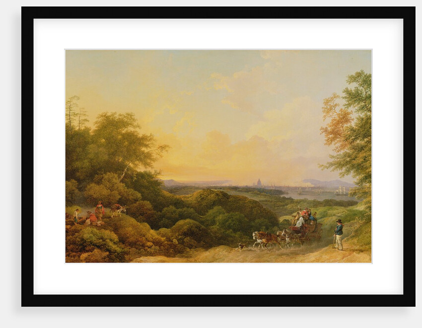 The Evening Coach, London from Greenwich, 1805 by Philip James de Loutherbourg