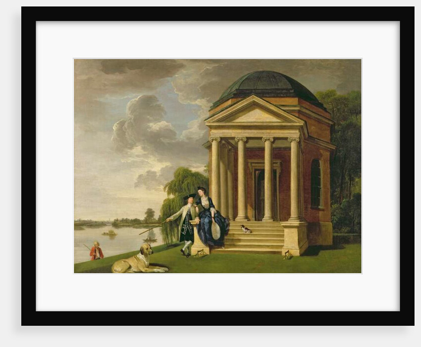 A Sketch for 'Foresters Stalking Deer' by Johann Zoffany