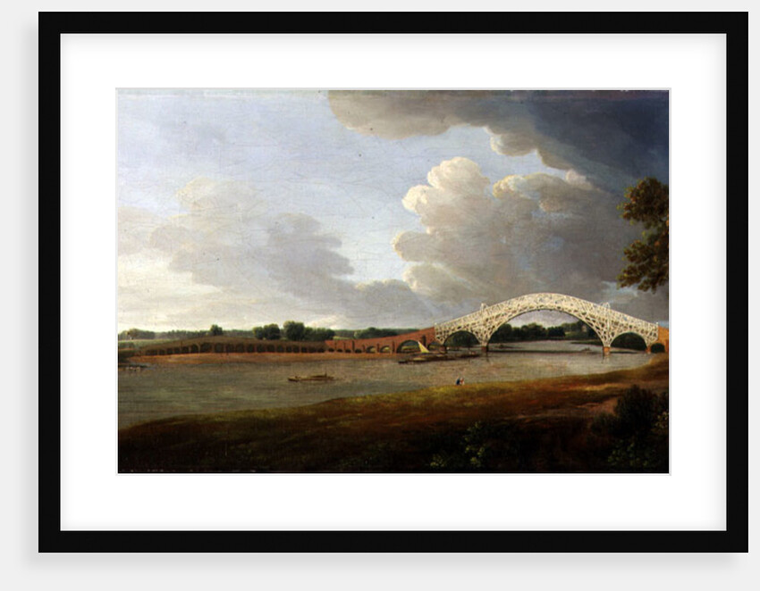 Old Walton Bridge, 1785 by Francis Towne