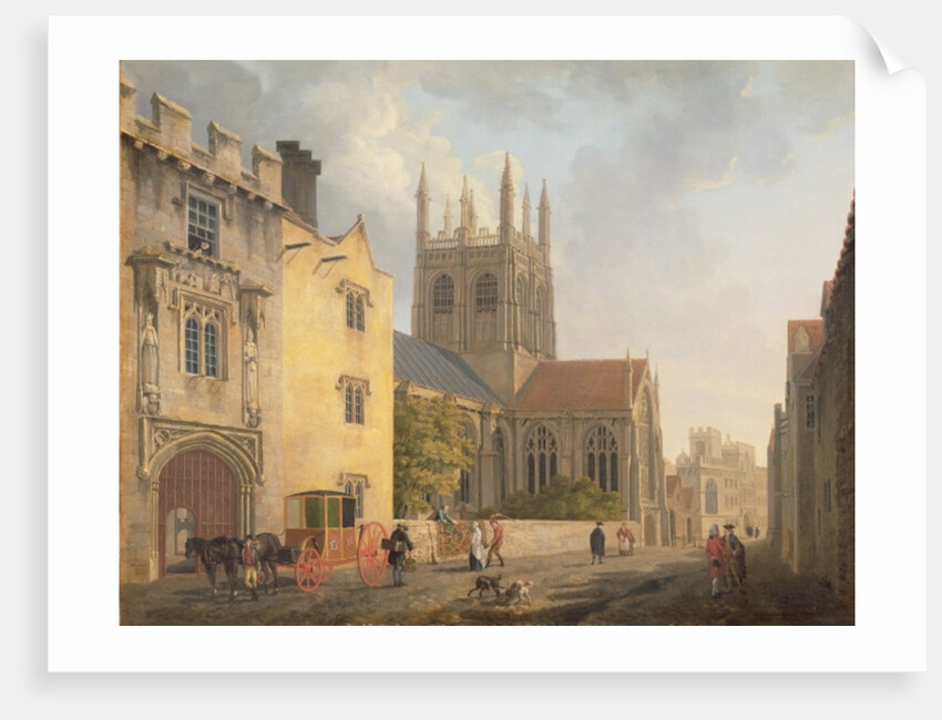 Merton College, Oxford, 1771 by Michael Rooker