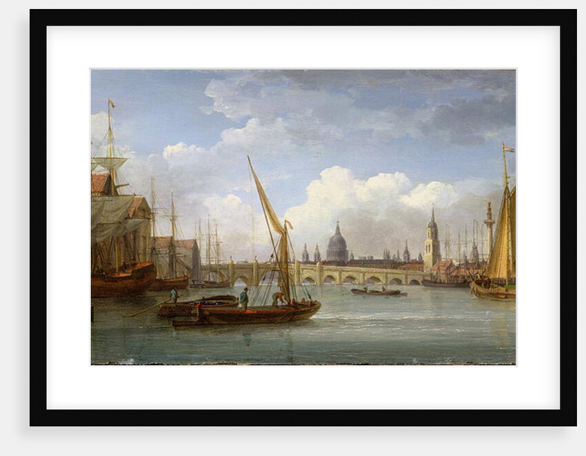 London Bridge, with St. Paul's Cathedral in the Distance, 1815 by William Anderson