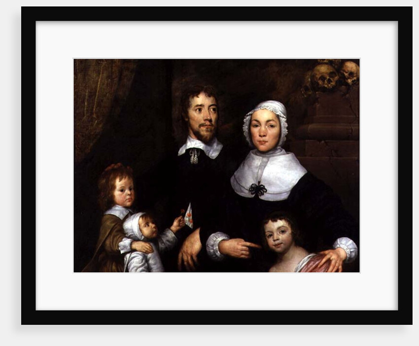 Portrait of a Family, Probably that of Richard Streatfeild, c.1645 by William Dobson