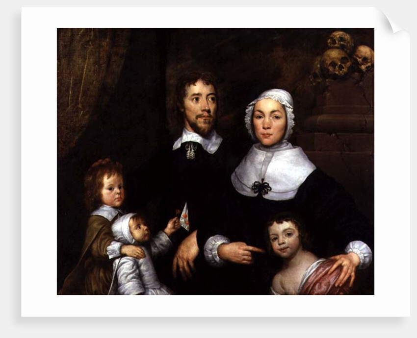 Portrait of a Family, Probably that of Richard Streatfeild, c.1645 by William Dobson