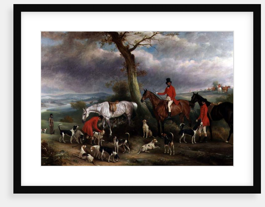 Thomas Wilkinson, M.F.H., with the Hurworth Foxhounds, 1824 by John E. Ferneley