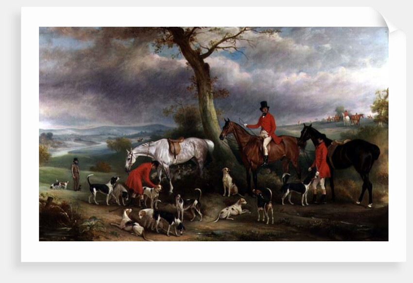Thomas Wilkinson, M.F.H., with the Hurworth Foxhounds, 1824 by John E. Ferneley