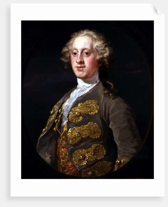 William Cavendish, Marquess of Hartington, Later 4th Duke of Devonshire 1741 by William Hogarth