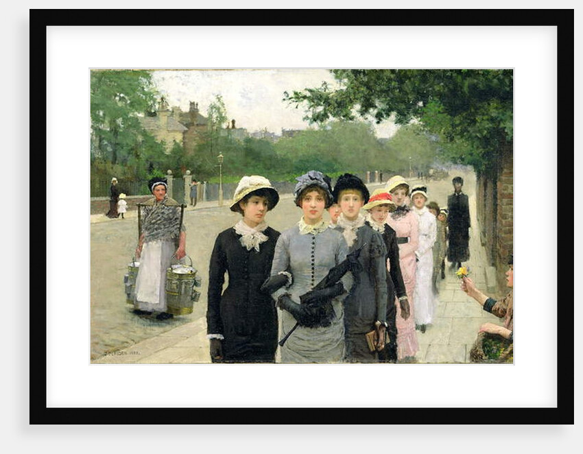 Schoolgirls, 1880 by George Clausen