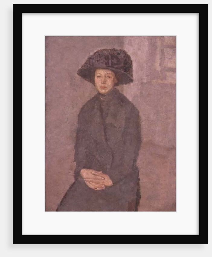 Young Woman Wearing a Large Hat, c.1917-25 by Gwen John