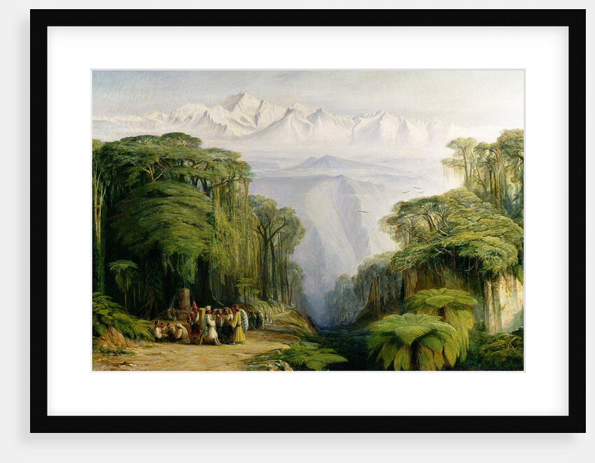 Kinchinjunga from Darjeeling, 1879 by Edward Lear