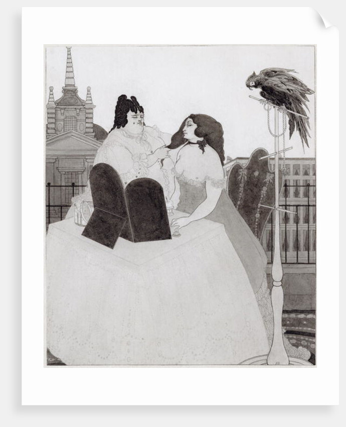 The Lady at the Dressing Table by Aubrey Beardsley