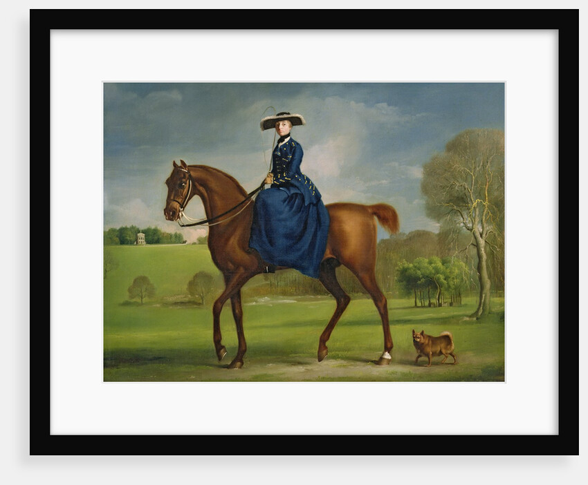 The Countess of Coningsby in the Costume of the Charlton Hunt, c.1760 by George Stubbs