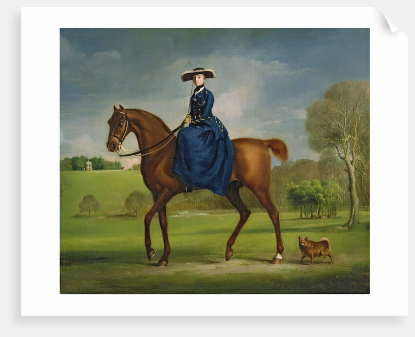 The Countess of Coningsby in the Costume of the Charlton Hunt, c.1760 by George Stubbs