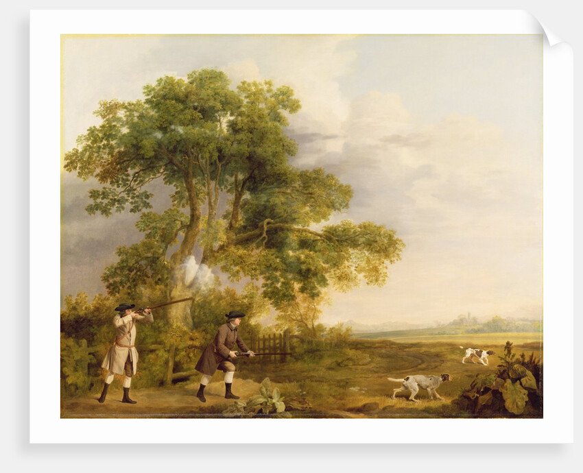 Two Gentlemen Shooting by George Stubbs