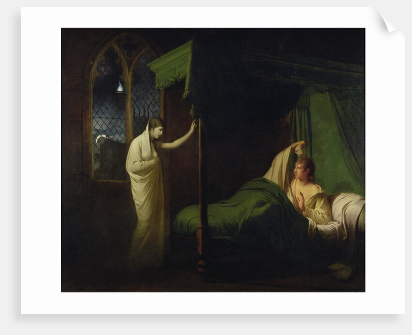 William and Margaret from the 'Reliques of Ancient English Poetry' by Thomas Percy by Joseph Wright of Derby