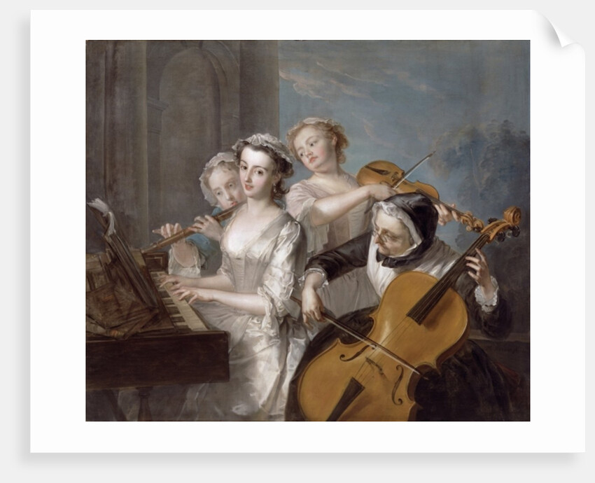 The Sense of Hearing, c.1744-7 by Philippe Mercier